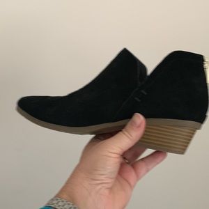 Black suede bootie by Kenneth Cole Reaction